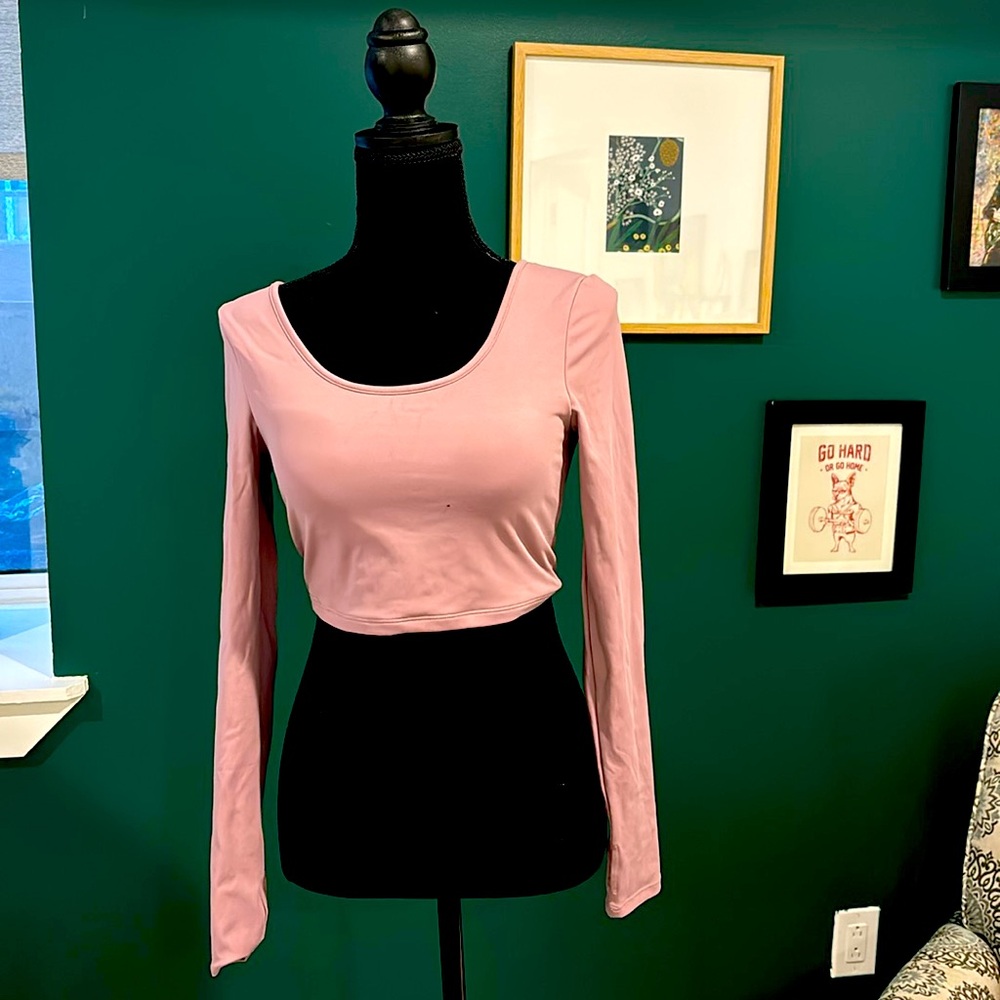 Lavender Athletic Long Sleeve Top